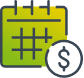 Monthly deposit icon