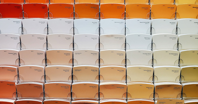 Paint swatches