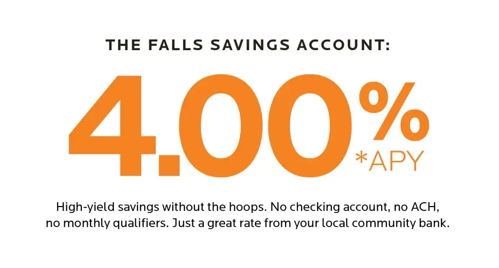 The Falls Savings Account 4.00% APY