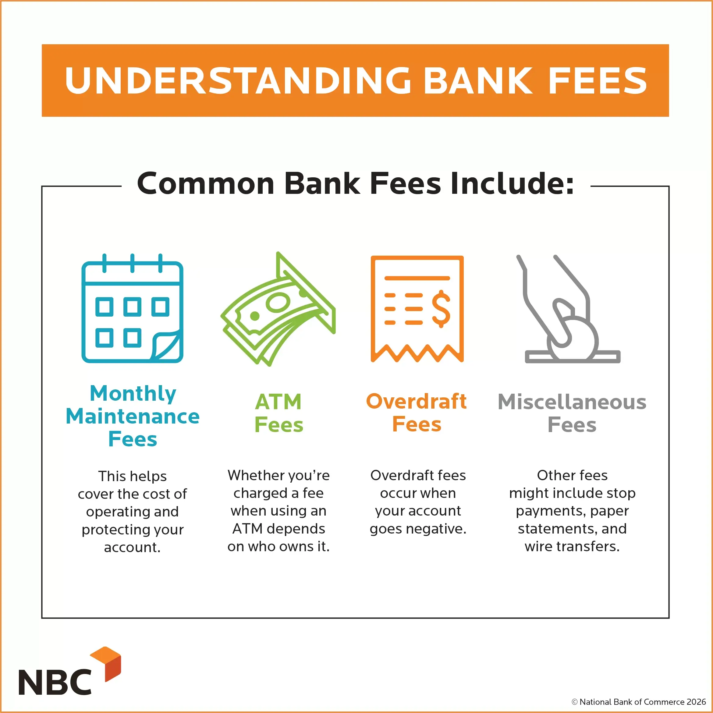 Understanding Common Bank Fees