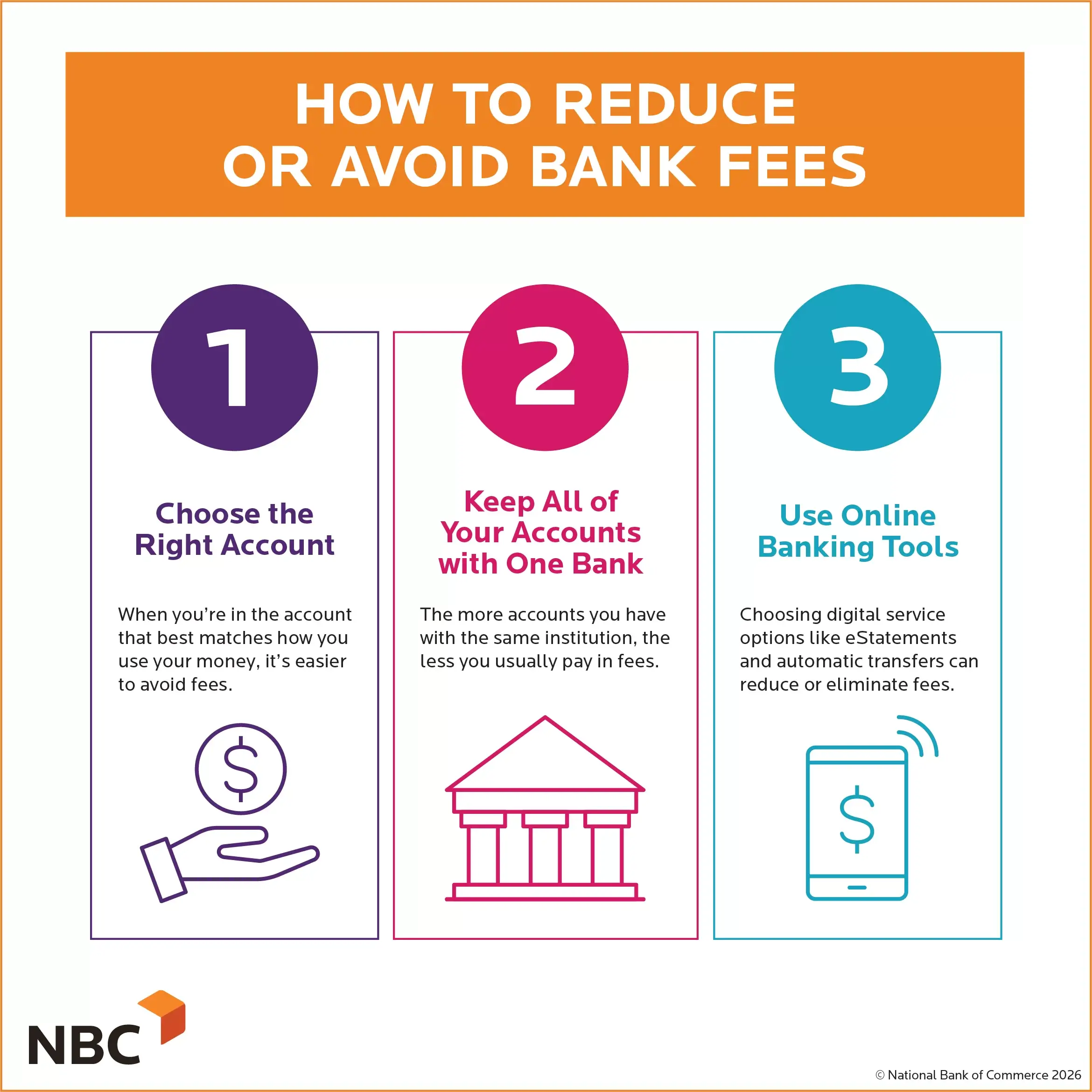How to reduce bank fees